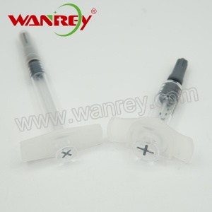 Glass Syringe With Wide Flange Pusher
